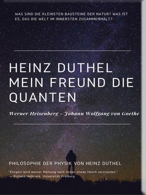 cover image of Mein Freund die Quanten